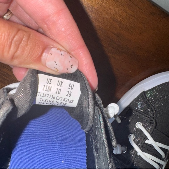 Sperry Top Sider Kids Girls Crest Vibe Junior Sneaker Black Sparkle Size 11 NWOB - Picture 7 of 7